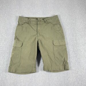Boy Scouts of America Chino Shorts Youth 14 Classic Green Cargo Hiking